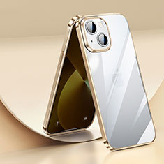 Funda Silicona Ultrafina Carcasa Transparente LD2 para Apple iPhone 13 Oro
