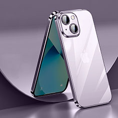 Funda Silicona Ultrafina Carcasa Transparente LD2 para Apple iPhone 14 Plus Morado