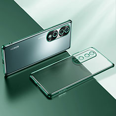 Funda Silicona Ultrafina Carcasa Transparente LD2 para Huawei Honor 70 Pro 5G Verde