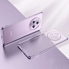 Funda Silicona Ultrafina Carcasa Transparente LD2 para Huawei Honor Magic5 5G Morado