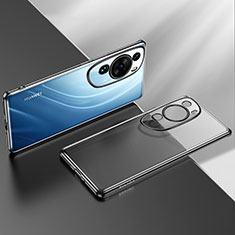 Funda Silicona Ultrafina Carcasa Transparente LD2 para Huawei P60 Art Negro