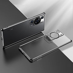 Funda Silicona Ultrafina Carcasa Transparente LD2 para Huawei P60 Negro
