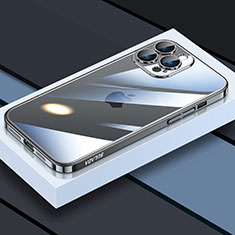 Funda Silicona Ultrafina Carcasa Transparente LD4 para Apple iPhone 13 Pro Negro
