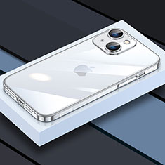 Funda Silicona Ultrafina Carcasa Transparente LD4 para Apple iPhone 14 Plus Plata