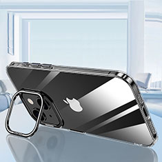 Funda Silicona Ultrafina Carcasa Transparente LD6 para Apple iPhone 14 Plus Negro