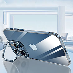 Funda Silicona Ultrafina Carcasa Transparente LD6 para Apple iPhone 14 Pro Max Azul