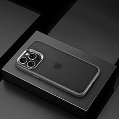 Funda Silicona Ultrafina Carcasa Transparente LD8 para Apple iPhone 14 Pro Max Gris