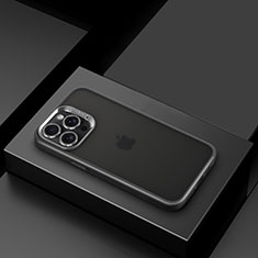 Funda Silicona Ultrafina Carcasa Transparente LD8 para Apple iPhone 15 Pro Negro
