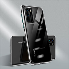 Funda Silicona Ultrafina Carcasa Transparente N01 para Huawei P40 Verde Noche