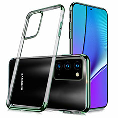 Funda Silicona Ultrafina Carcasa Transparente N02 para Samsung Galaxy Note 20 5G Verde Noche