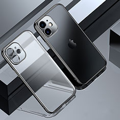 Funda Silicona Ultrafina Carcasa Transparente S01 para Apple iPhone 12 Pro Max Negro