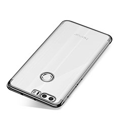 Funda Silicona Ultrafina Carcasa Transparente S01 para Huawei Honor 8 Gris