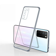 Funda Silicona Ultrafina Carcasa Transparente S01 para Huawei Honor Play4 5G Plata