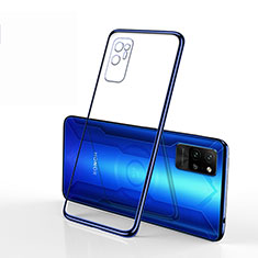 Funda Silicona Ultrafina Carcasa Transparente S01 para Huawei Honor Play4 Pro 5G Azul