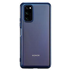 Funda Silicona Ultrafina Carcasa Transparente S01 para Huawei Honor V30 Pro 5G Azul