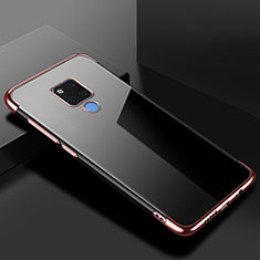 Funda Silicona Ultrafina Carcasa Transparente S01 para Huawei Mate 20 X 5G Oro Rosa