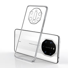 Funda Silicona Ultrafina Carcasa Transparente S01 para Huawei Mate 40 RS Plata