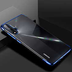 Funda Silicona Ultrafina Carcasa Transparente S01 para Huawei Nova 5 Azul