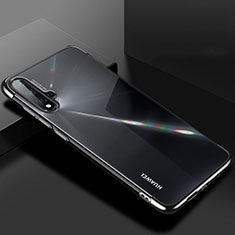 Funda Silicona Ultrafina Carcasa Transparente S01 para Huawei Nova 5 Pro Negro