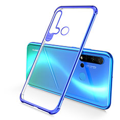 Funda Silicona Ultrafina Carcasa Transparente S01 para Huawei Nova 5i Azul