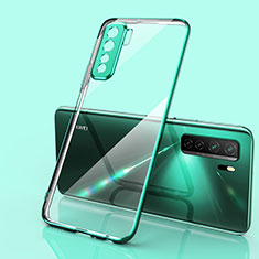 Funda Silicona Ultrafina Carcasa Transparente S01 para Huawei Nova 7 SE 5G Verde