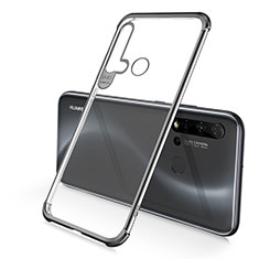 Funda Silicona Ultrafina Carcasa Transparente S01 para Huawei P20 Lite (2019) Negro