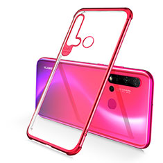 Funda Silicona Ultrafina Carcasa Transparente S01 para Huawei P20 Lite (2019) Rojo