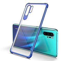 Funda Silicona Ultrafina Carcasa Transparente S01 para Huawei P30 Pro Azul