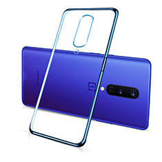 Funda Silicona Ultrafina Carcasa Transparente S01 para OnePlus 8 Azul