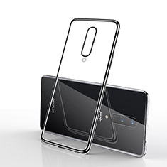 Funda Silicona Ultrafina Carcasa Transparente S01 para OnePlus 8 Negro