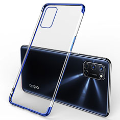 Funda Silicona Ultrafina Carcasa Transparente S01 para Oppo A72 Azul