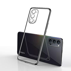 Funda Silicona Ultrafina Carcasa Transparente S01 para Oppo Reno4 5G Negro