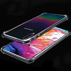 Funda Silicona Ultrafina Carcasa Transparente S01 para Samsung Galaxy A70 Claro