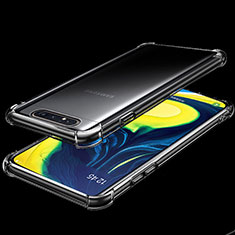 Funda Silicona Ultrafina Carcasa Transparente S01 para Samsung Galaxy A90 4G Claro