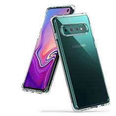 Funda Silicona Ultrafina Carcasa Transparente S01 para Samsung Galaxy S10 Claro