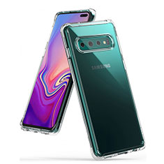 Funda Silicona Ultrafina Carcasa Transparente S01 para Samsung Galaxy S10 Plus Claro