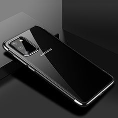 Funda Silicona Ultrafina Carcasa Transparente S01 para Samsung Galaxy S20 Negro