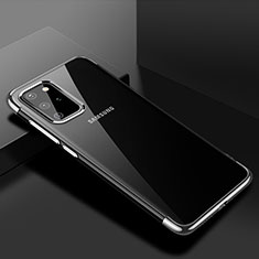 Funda Silicona Ultrafina Carcasa Transparente S01 para Samsung Galaxy S20 Plus 5G Plata
