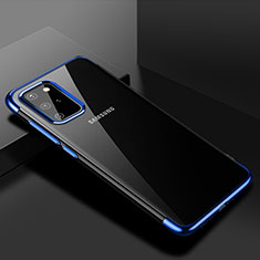 Funda Silicona Ultrafina Carcasa Transparente S01 para Samsung Galaxy S20 Plus Azul