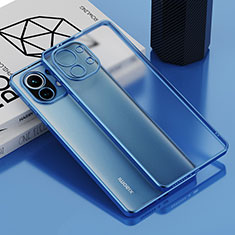 Funda Silicona Ultrafina Carcasa Transparente S01 para Xiaomi Mi 11 5G Azul