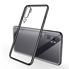 Funda Silicona Ultrafina Carcasa Transparente S01 para Xiaomi Mi Note 10 Pro Negro