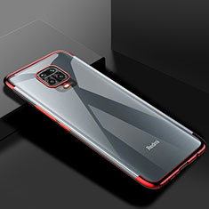 Funda Silicona Ultrafina Carcasa Transparente S01 para Xiaomi Poco M2 Pro Rojo