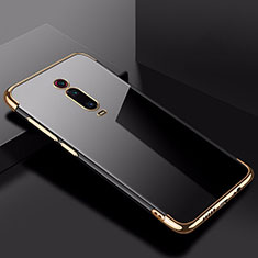 Funda Silicona Ultrafina Carcasa Transparente S01 para Xiaomi Redmi K20 Oro