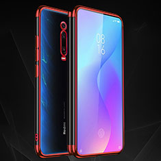 Funda Silicona Ultrafina Carcasa Transparente S01 para Xiaomi Redmi K20 Pro Rojo