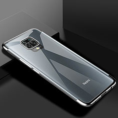 Funda Silicona Ultrafina Carcasa Transparente S01 para Xiaomi Redmi Note 9 Pro Max Plata