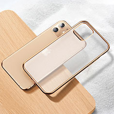 Funda Silicona Ultrafina Carcasa Transparente S02 para Apple iPhone 11 Oro