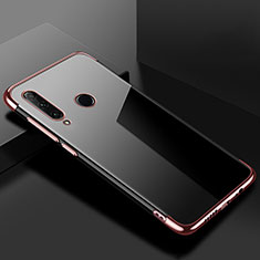 Funda Silicona Ultrafina Carcasa Transparente S02 para Huawei Honor 20 Lite Oro Rosa