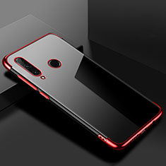 Funda Silicona Ultrafina Carcasa Transparente S02 para Huawei Honor 20E Rojo
