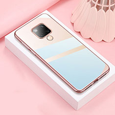 Funda Silicona Ultrafina Carcasa Transparente S02 para Huawei Mate 20 X 5G Oro Rosa