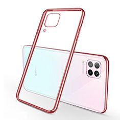 Funda Silicona Ultrafina Carcasa Transparente S02 para Huawei Nova 6 SE Oro Rosa